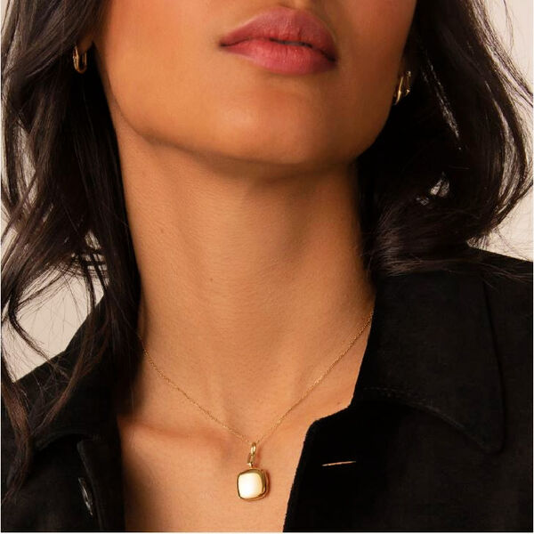 Slim Lockets Viv Yellow Gold Pendant